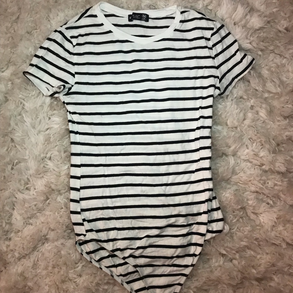 Super cute striped bodysuit